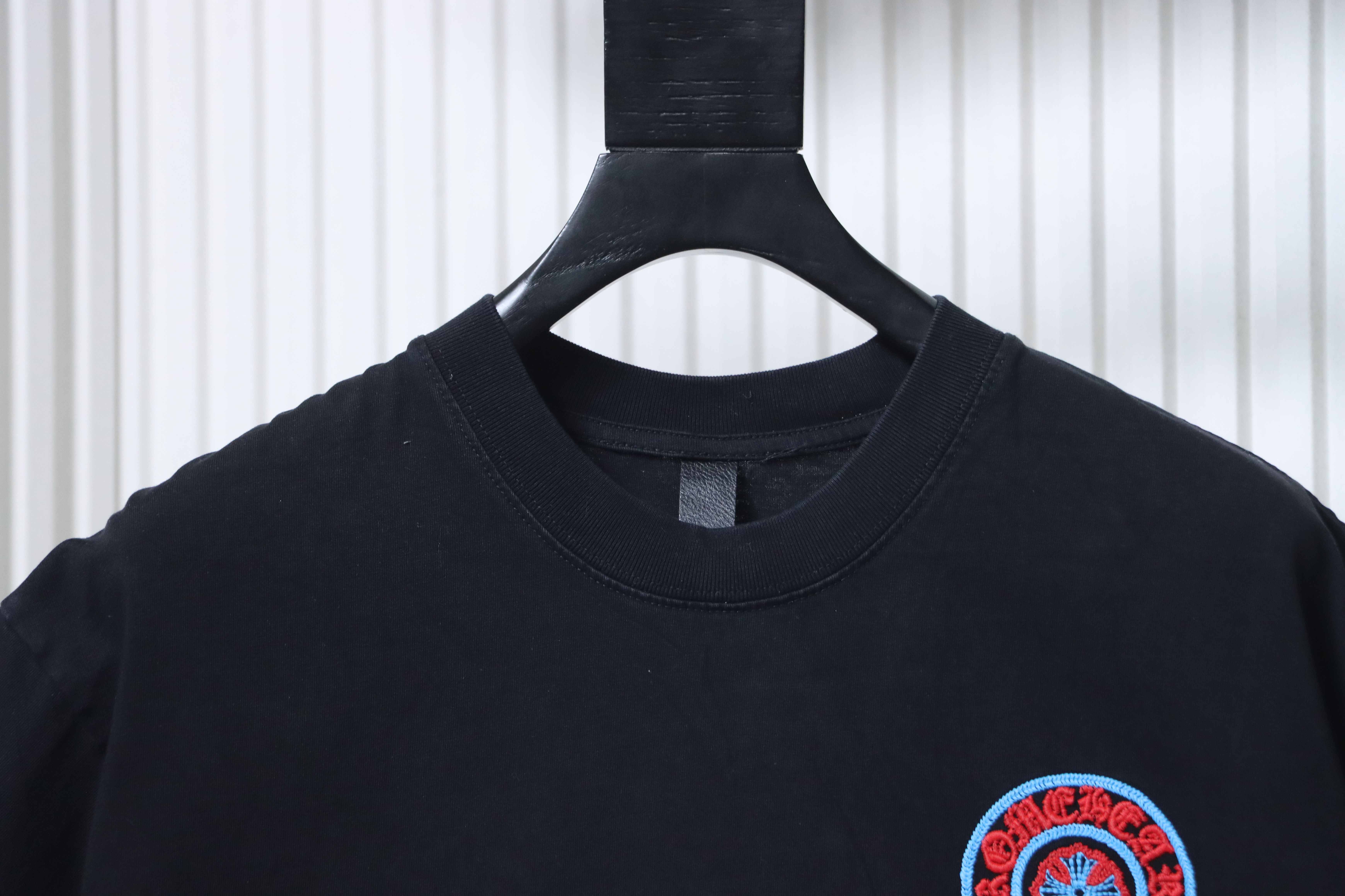 Chrome Hearts Horseshoe Cross Short Sleeve T-Shirt Style 2