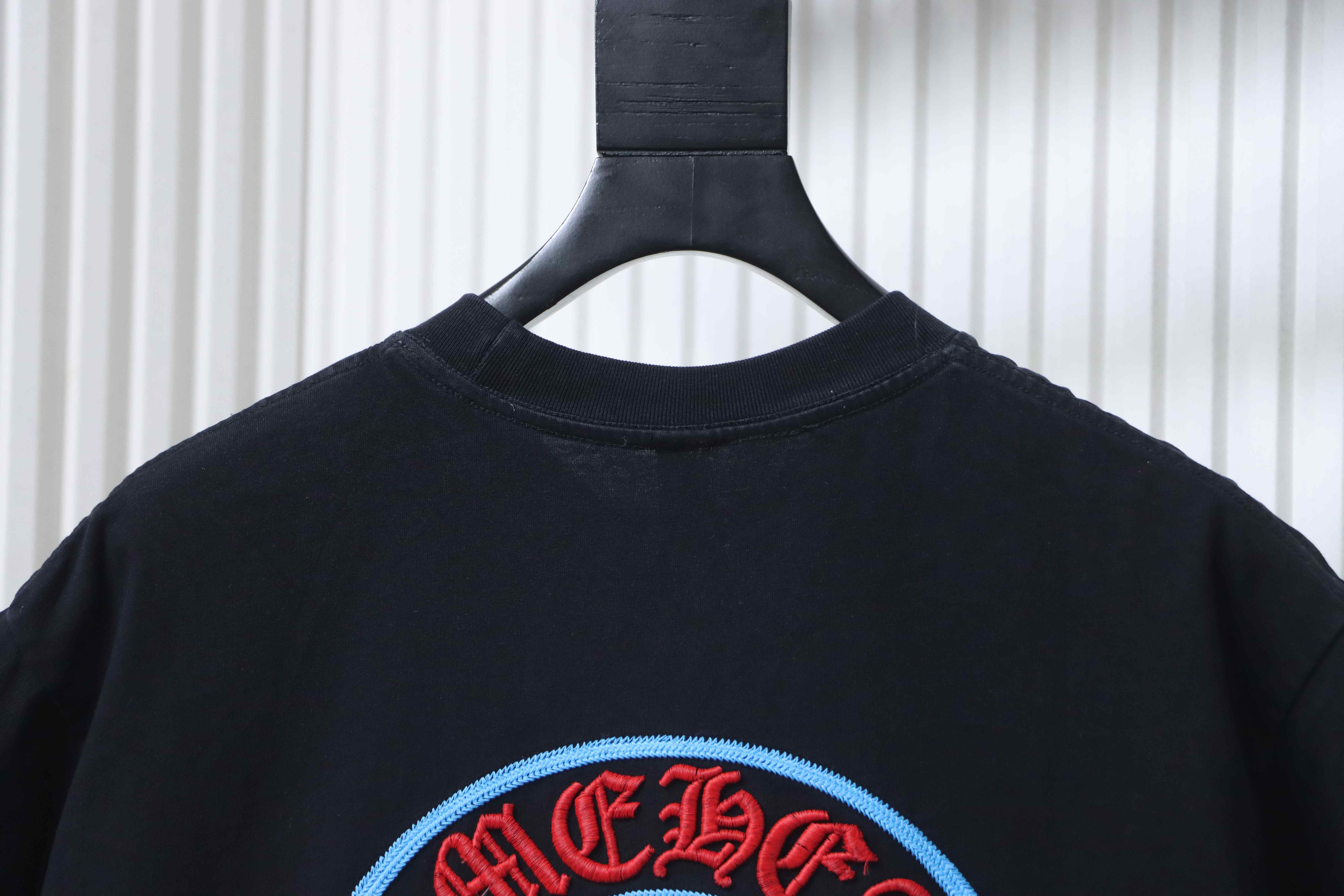 Chrome Hearts Horseshoe Cross Short Sleeve T-Shirt Style 2