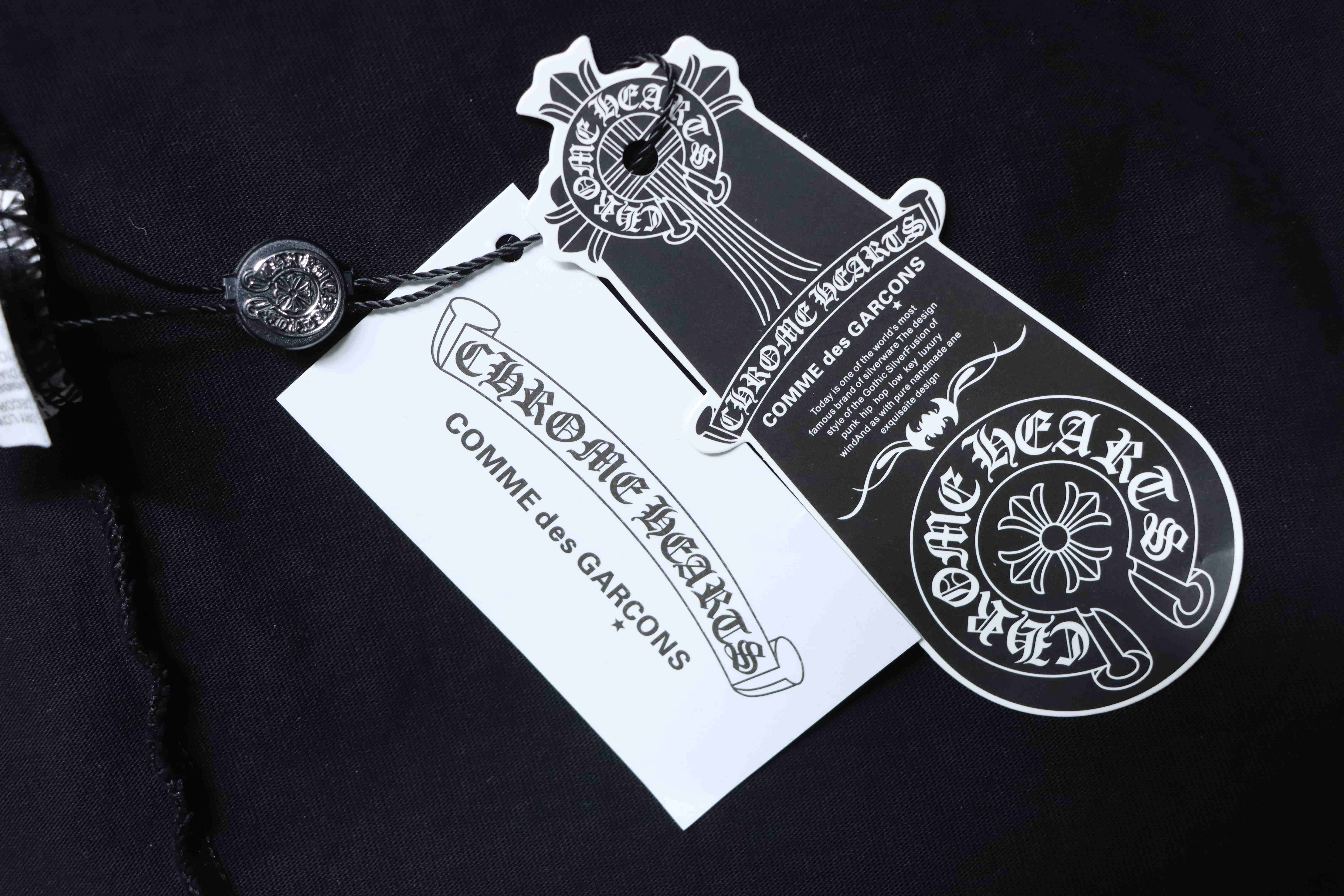 Chrome Hearts Horseshoe Cross Short Sleeve T-Shirt Style 2