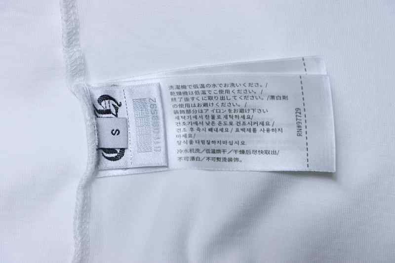 Chrome Hearts Horseshoe Smoke Ink Splatter Ink Splatter Washed Distressed Embroidered Short Sleeve T-Shirt Style 2