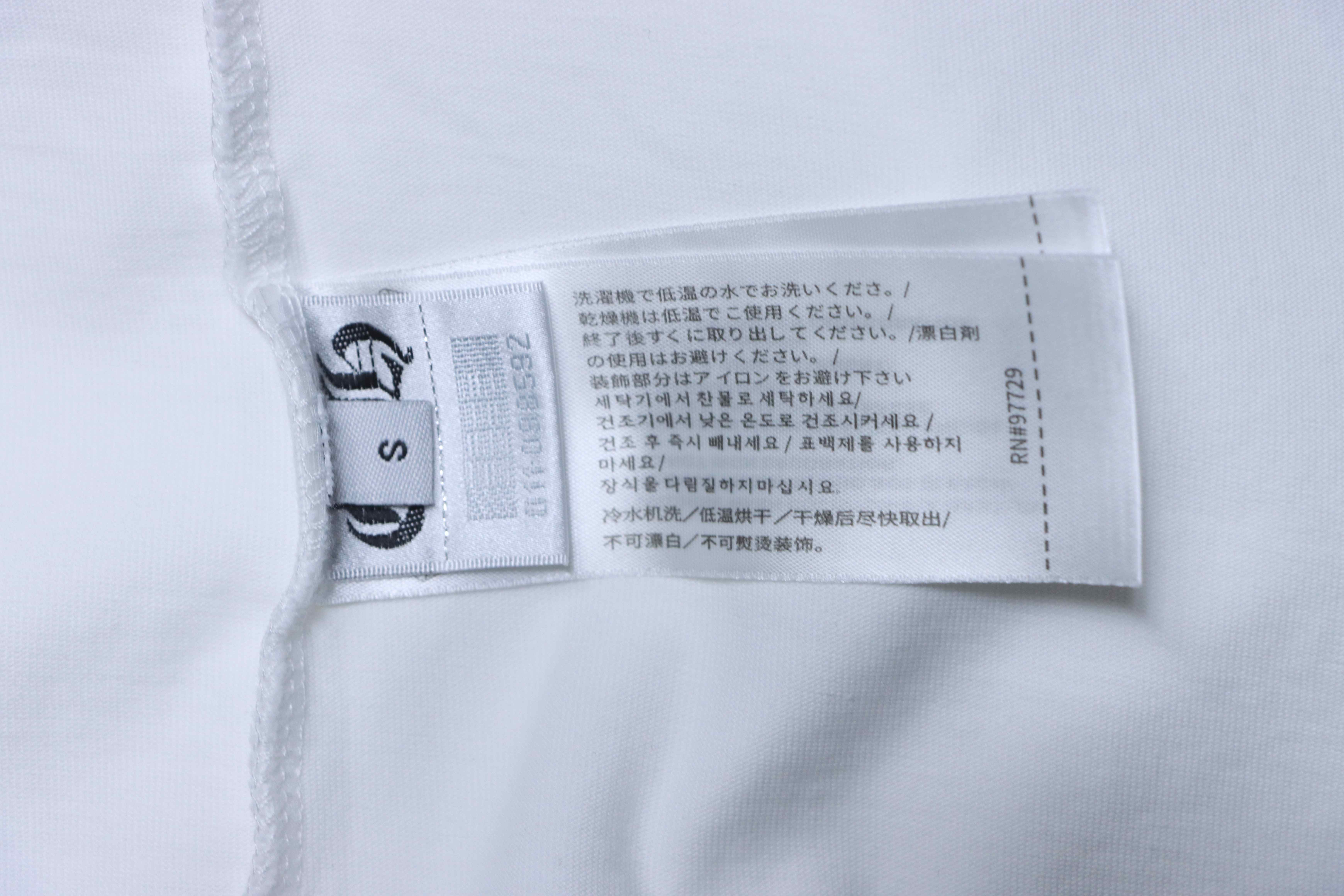 Chrome Hearts Horseshoe Smoke Ink Splatter Ink Splatter Washed Distressed Embroidered Short Sleeve T-Shirt Style 2