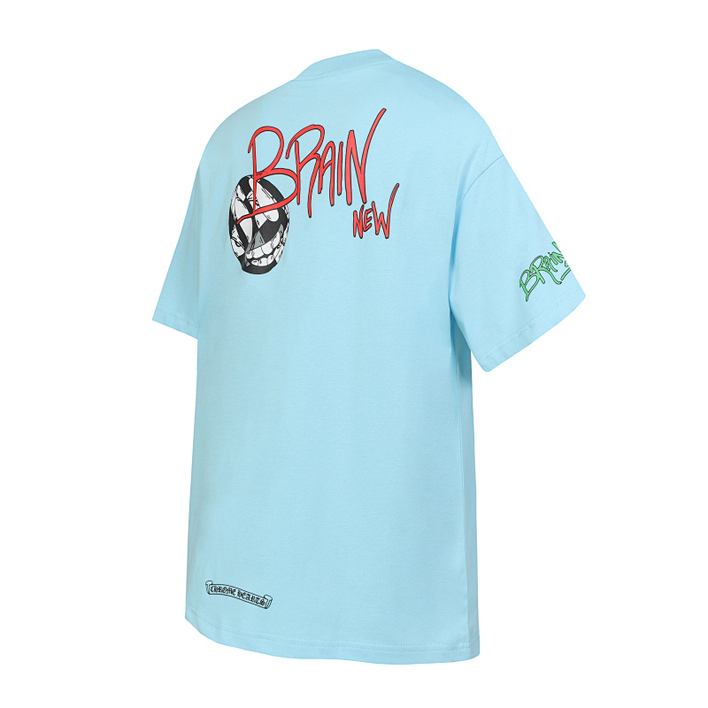 Chrome Hearts Lake Blue Graphic 2220 Short Sleeve T-Shirt