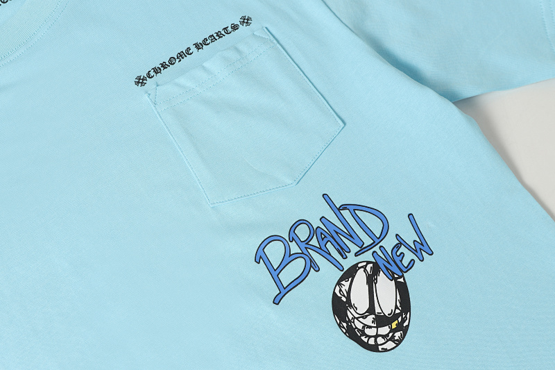 Chrome Hearts Lake Blue Graphic 2220 Short Sleeve T-Shirt