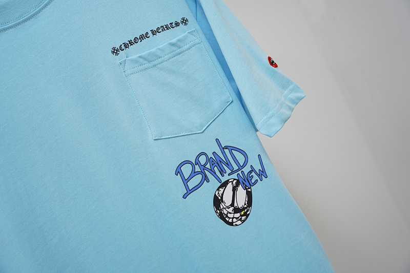 Chrome Hearts Lake Blue Graphic 2220 Short Sleeve T-Shirt