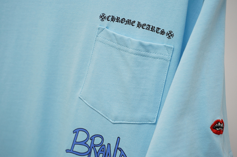 Chrome Hearts Lake Blue Graphic 2220 Short Sleeve T-Shirt
