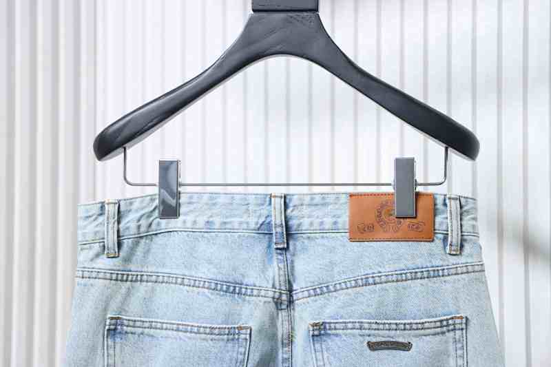 Chrome Hearts Macaron Color Colorful Cross Cross Denim Pants