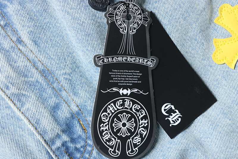 Chrome Hearts Macaron Color Colorful Cross Cross Denim Pants