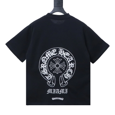 Chrome Hearts Miami Exclusive Graffiti Short Sleeve T-Shirt Style 1 01