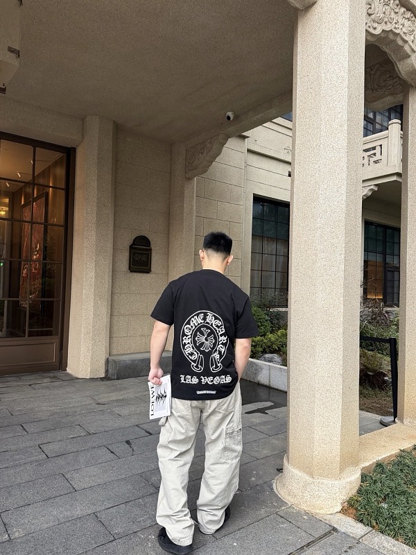 Chrome Hearts Miami Exclusive Graffiti Short Sleeve T-Shirt Style 1