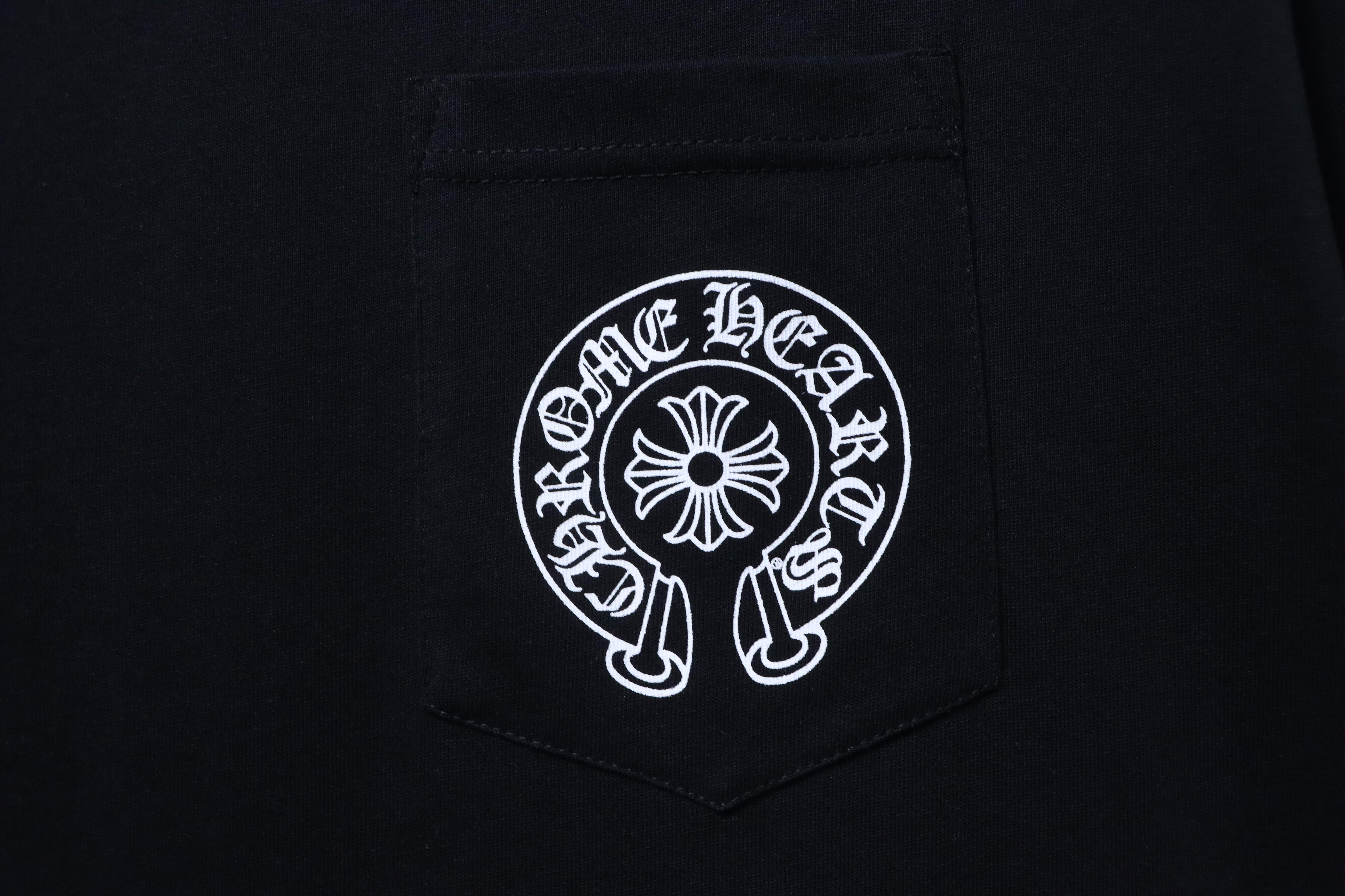 Chrome Hearts Miami Exclusive Graffiti Short Sleeve T-Shirt Style 1