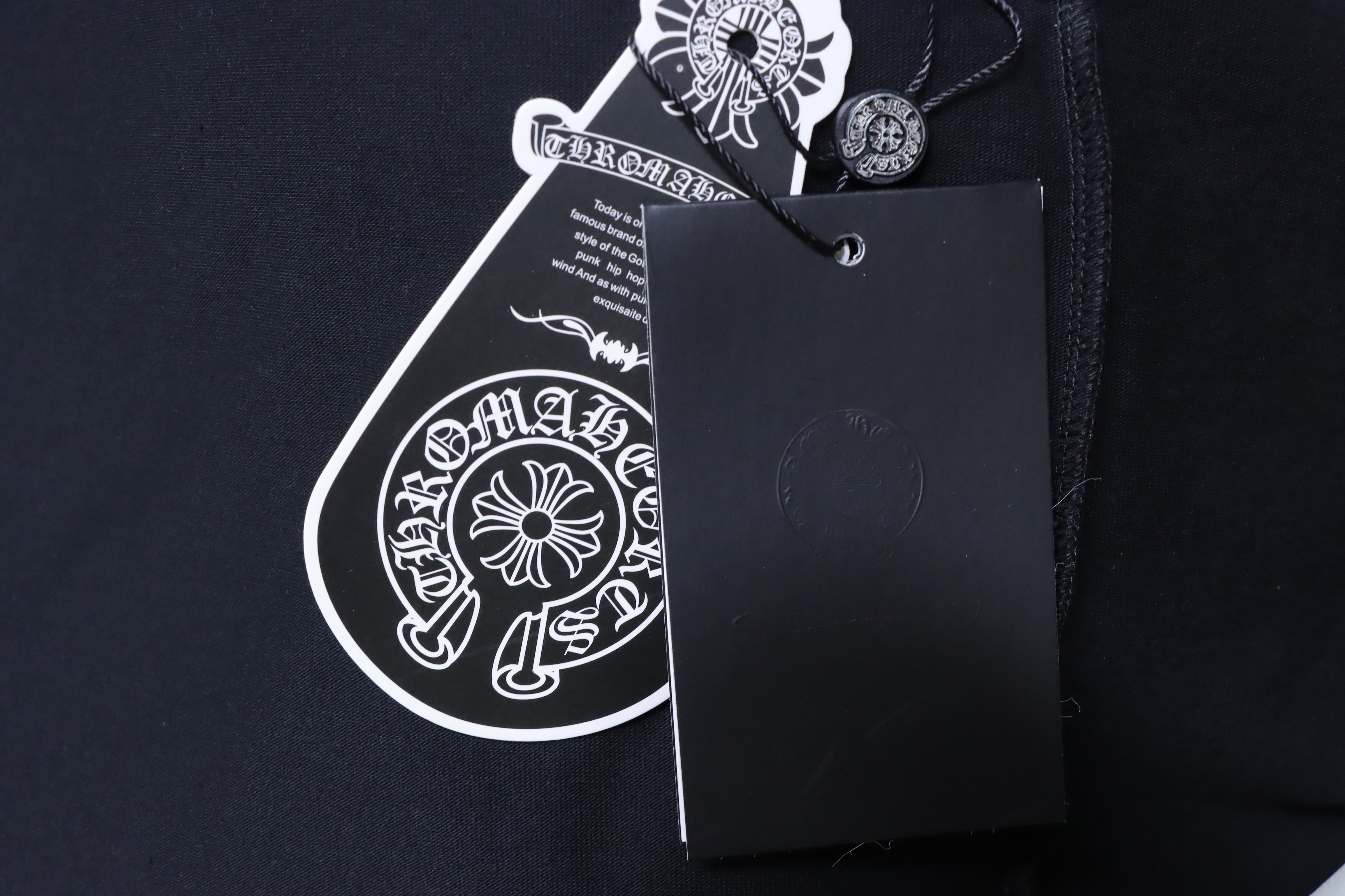 Chrome Hearts Multicolor Cross Cross Print CH Short Sleeve T-Shirt Style 1