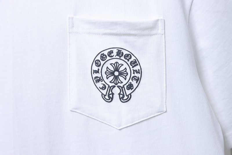 Chrome Hearts Multicolor Cross Cross Print CH Short Sleeve T-Shirt Style 2