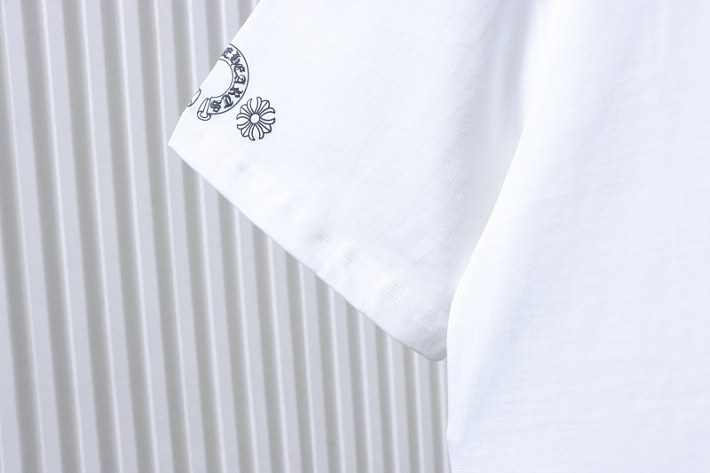 Chrome Hearts Multicolor Cross Cross Print CH Short Sleeve T-Shirt Style 2