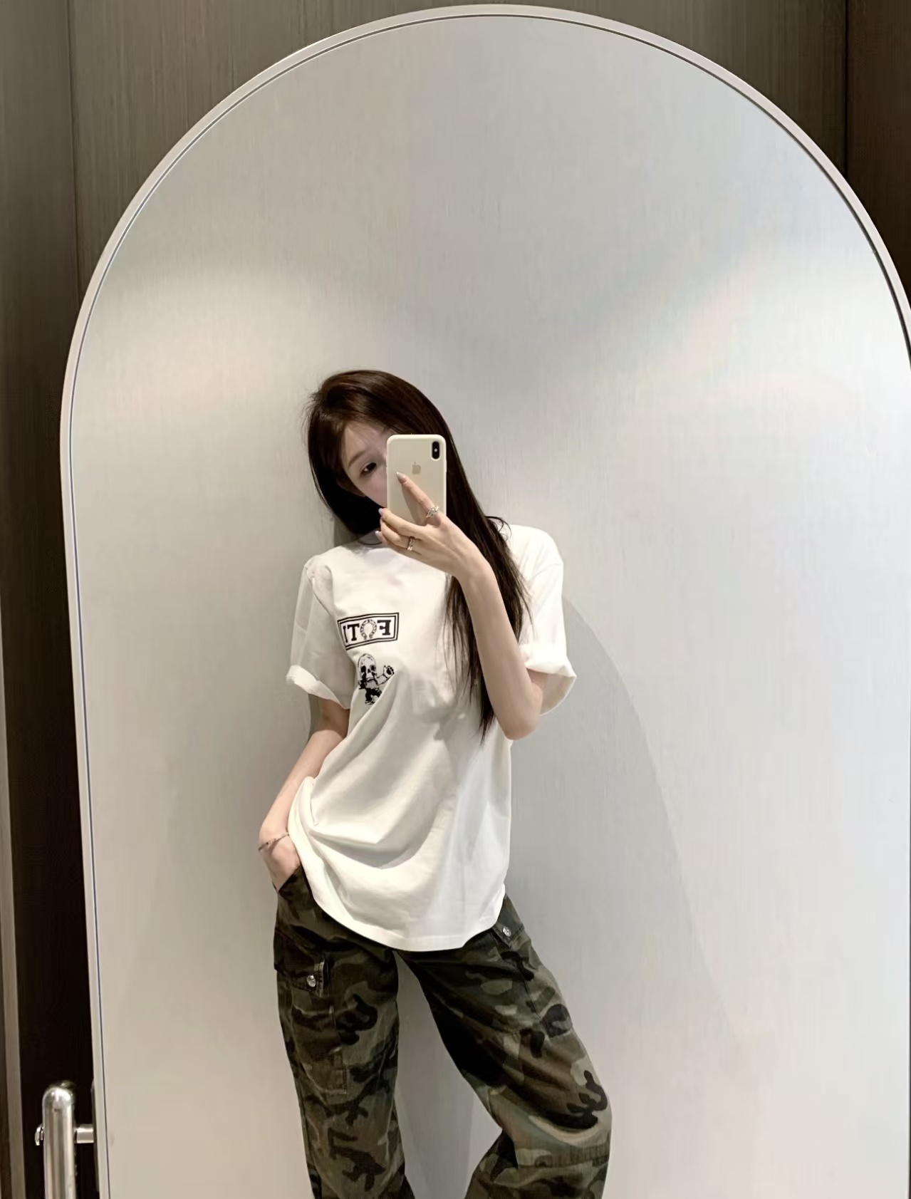 Chrome Hearts Nine-Grid Skull Skull Print Short Sleeve T-Shirt Style 1