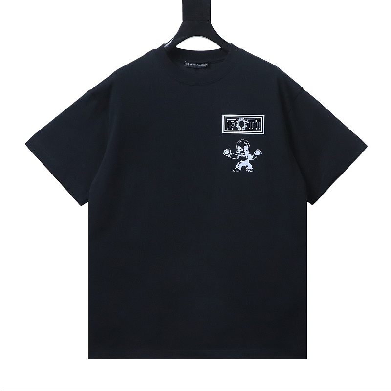 Chrome Hearts Nine-Grid Skull Skull Print Short Sleeve T-Shirt Style 2