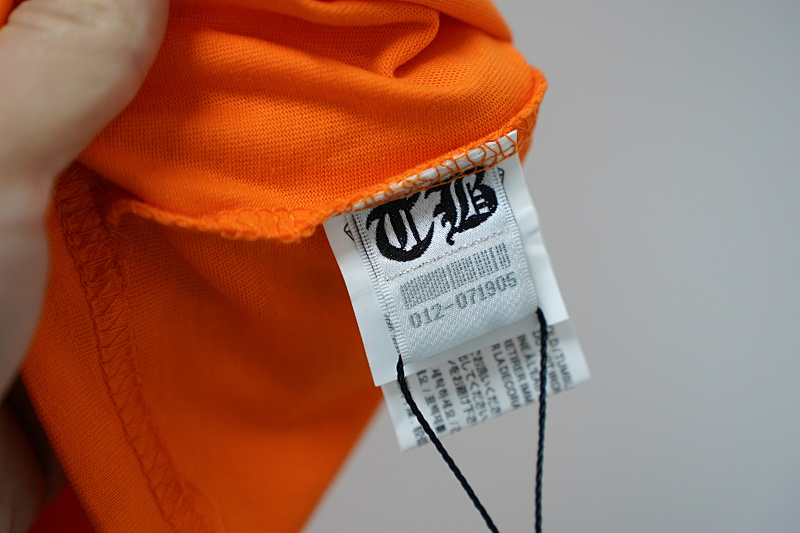 Chrome Hearts Orange Graphic 2217 Short Sleeve T-Shirt