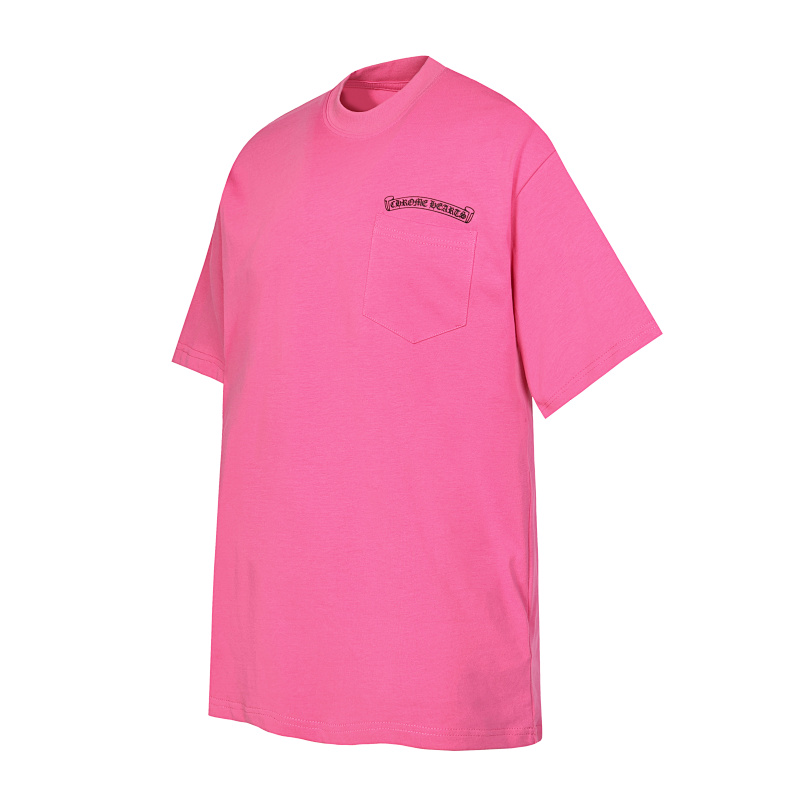 Chrome Hearts Pink Graphic 2213 Short Sleeve T-Shirt