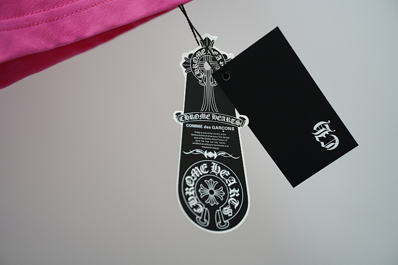 Chrome Hearts Pink Graphic 2213 Short Sleeve T-Shirt