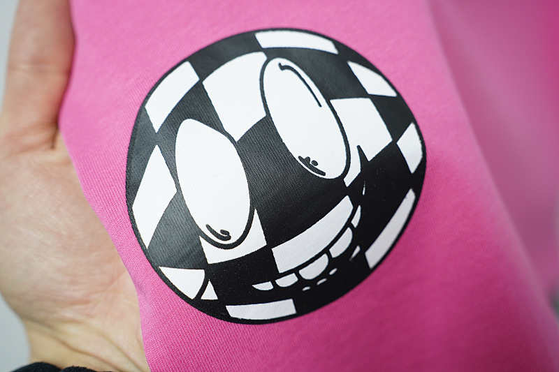 Chrome Hearts Pink Graphic 2213 Short Sleeve T-Shirt