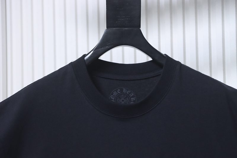 Chrome Hearts Pink Horseshoe Horseshoe Cross Print Pink CH Short Sleeve T-Shirt Style 3