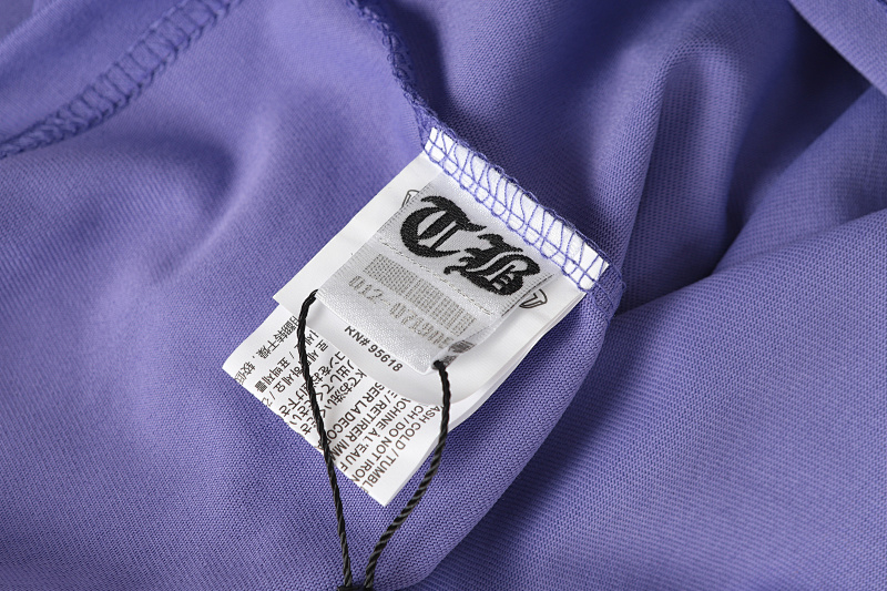 Chrome Hearts Purple Graphic 2219 Short Sleeve T-Shirt
