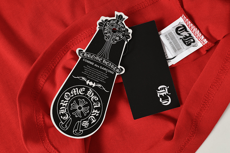 Chrome Hearts Red Graphic 2212 Short Sleeve T-Shirt