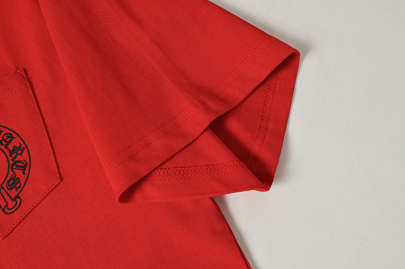Chrome Hearts Red Graphic 2212 Short Sleeve T-Shirt