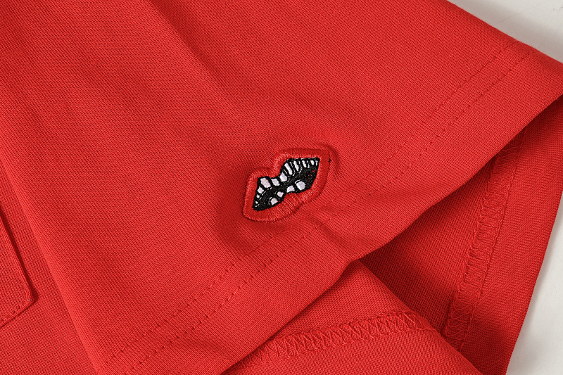 Chrome Hearts Red Graphic 2218 Short Sleeve T-Shirt
