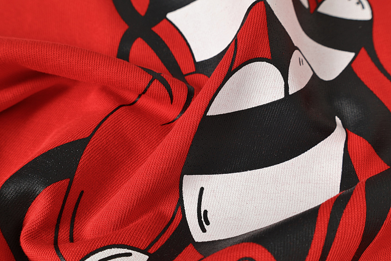 Chrome Hearts Red Graphic 2218 Short Sleeve T-Shirt