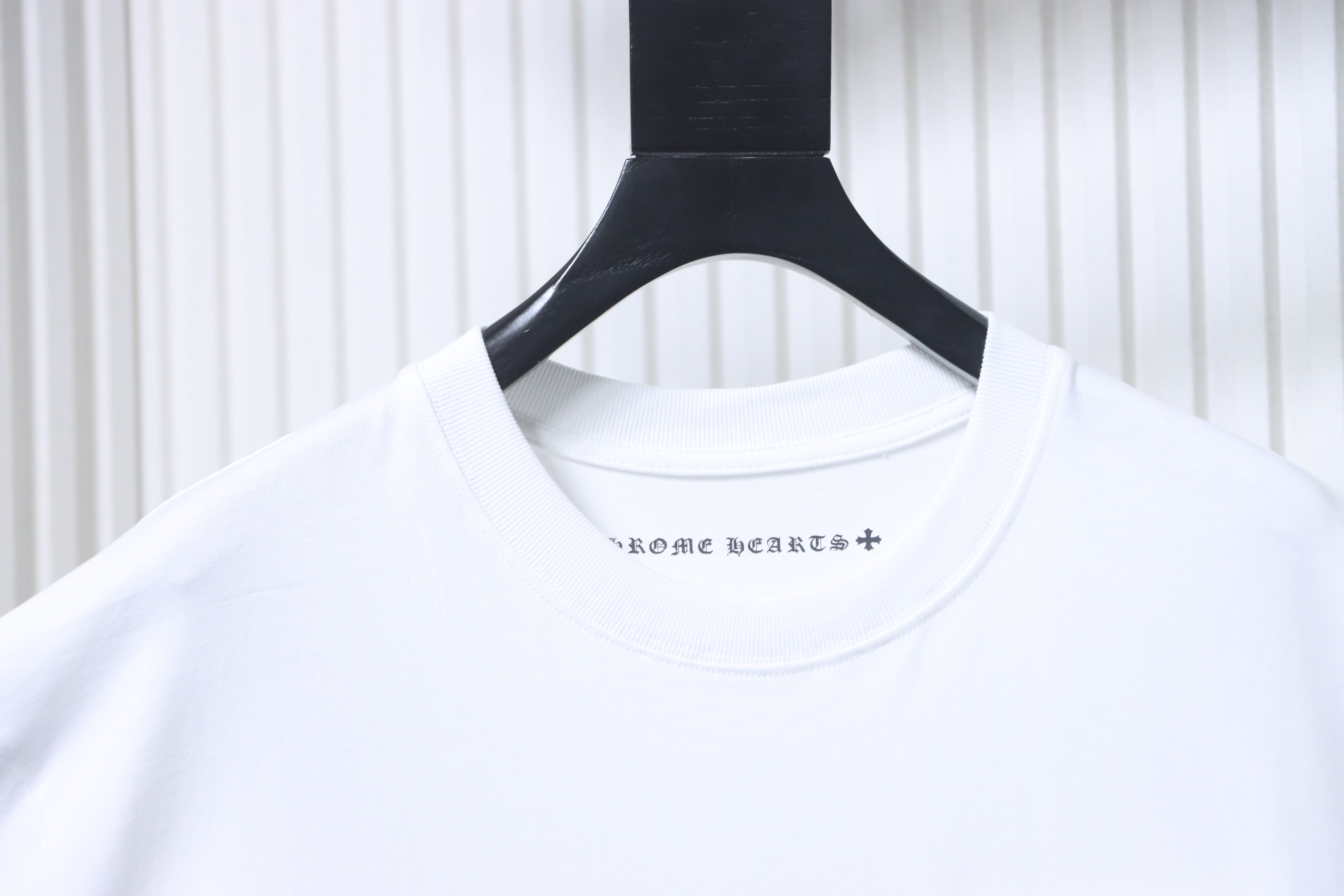 Chrome Hearts Sanskrit 3D Sanskrit Back Print CH Short Sleeve T-Shirt Style 1