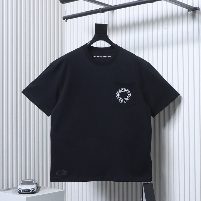 Chrome Hearts Sanskrit 3D Sanskrit Back Print CH Short Sleeve T-Shirt Style 2