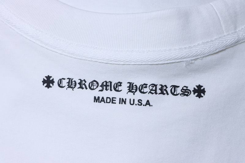 Chrome Hearts Sanskrit Back Short Sleeve T-Shirt Style 1