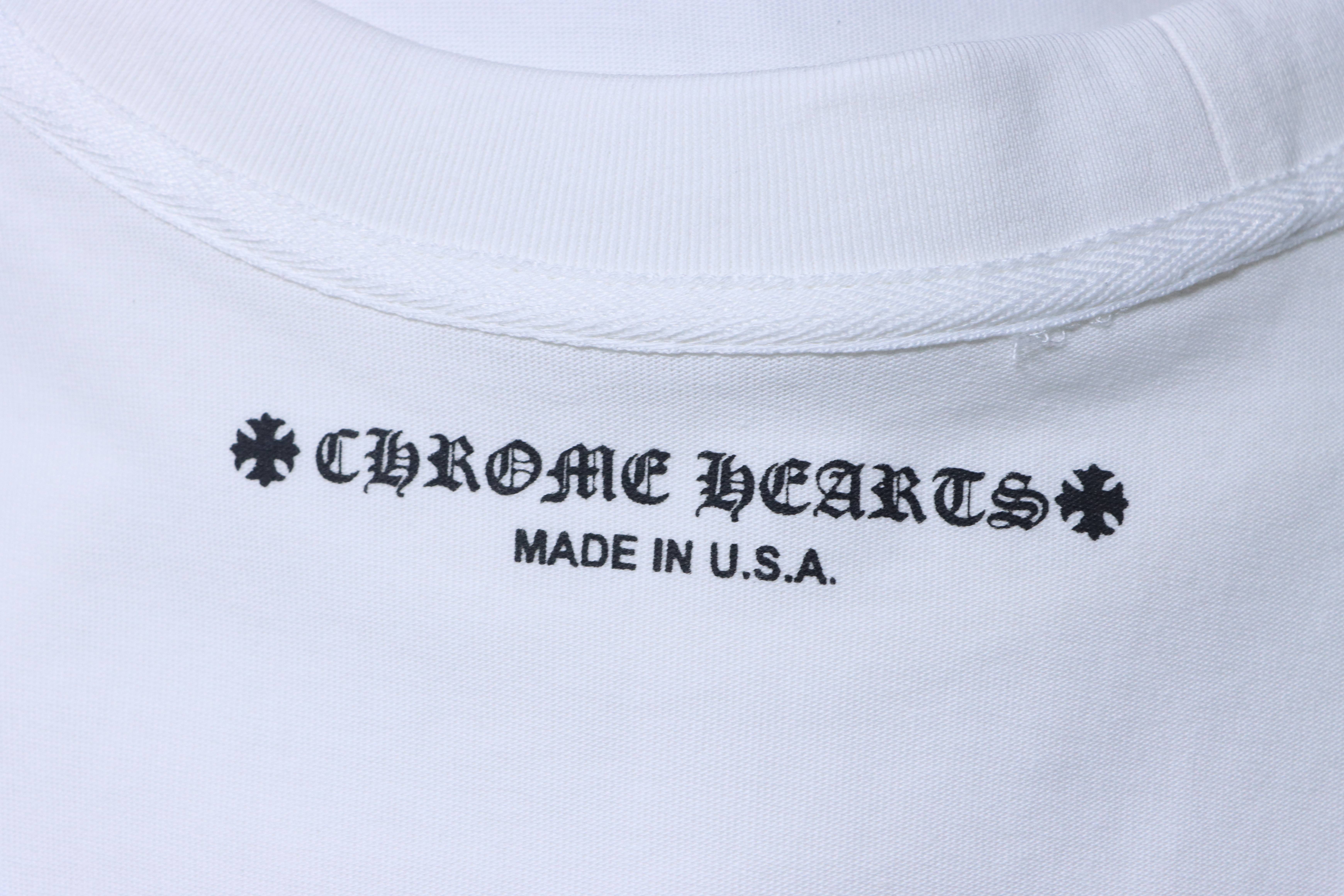 Chrome Hearts Sanskrit Back Short Sleeve T-Shirt Style 1