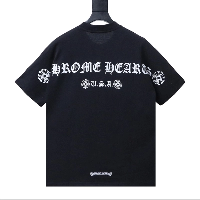 Chrome Hearts Sanskrit Back Short Sleeve T-Shirt Style 2 01