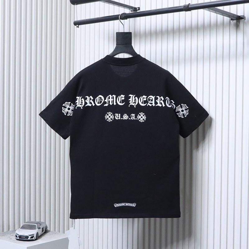 Chrome Hearts Sanskrit Back Short Sleeve T-Shirt Style 2