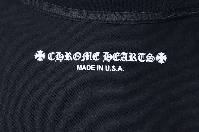 Chrome Hearts Sanskrit Back Short Sleeve T-Shirt Style 2