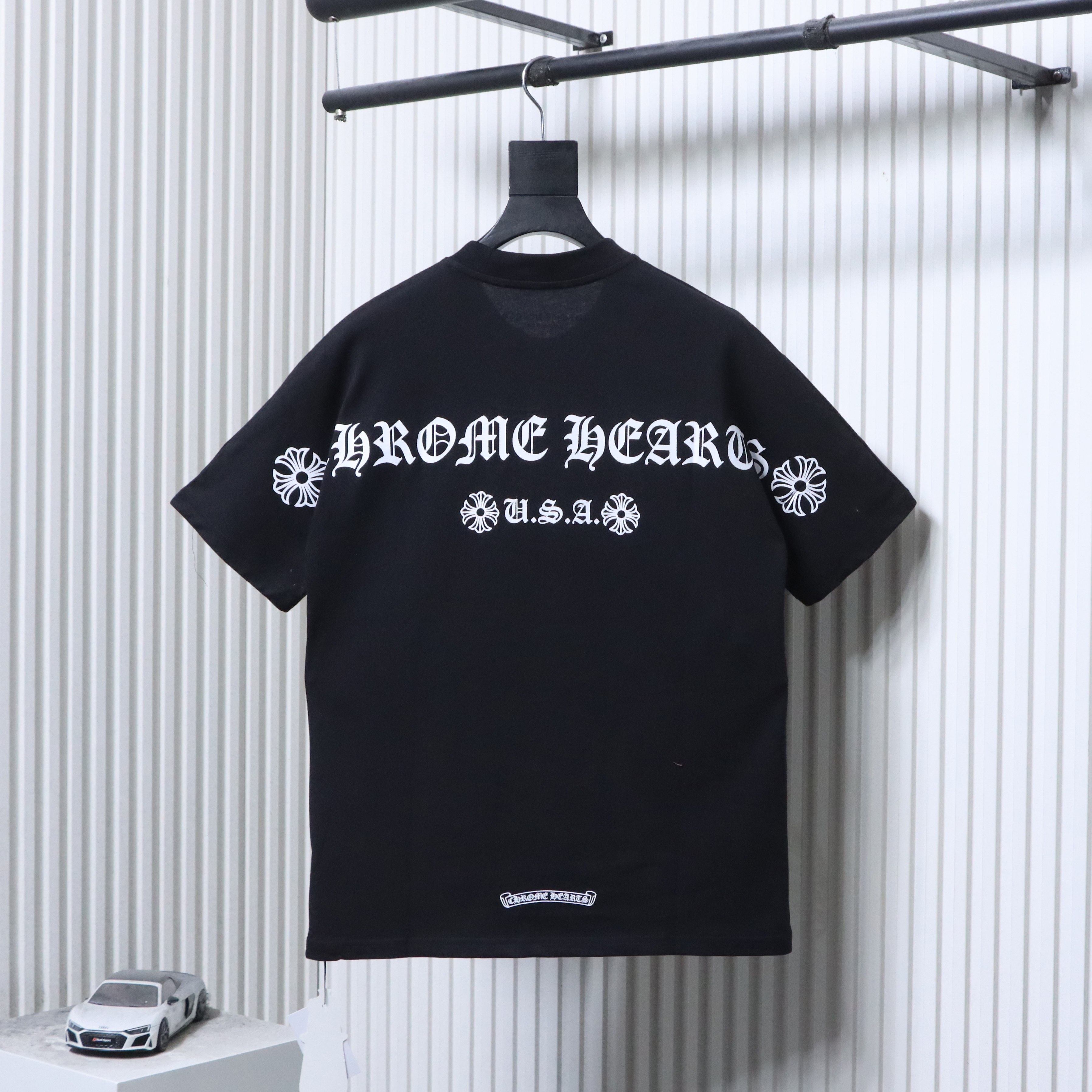 Chrome Hearts Sanskrit Back Short Sleeve T-Shirt Style 2