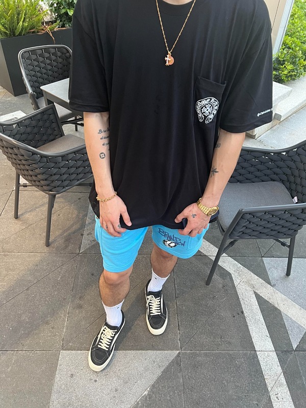 Chrome Hearts Sanskrit Cuff Short Sleeve T-Shirt Style 1