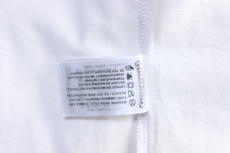 Chrome Hearts Sanskrit Letter Sanskrit Print Short Sleeve T-Shirt Style 1