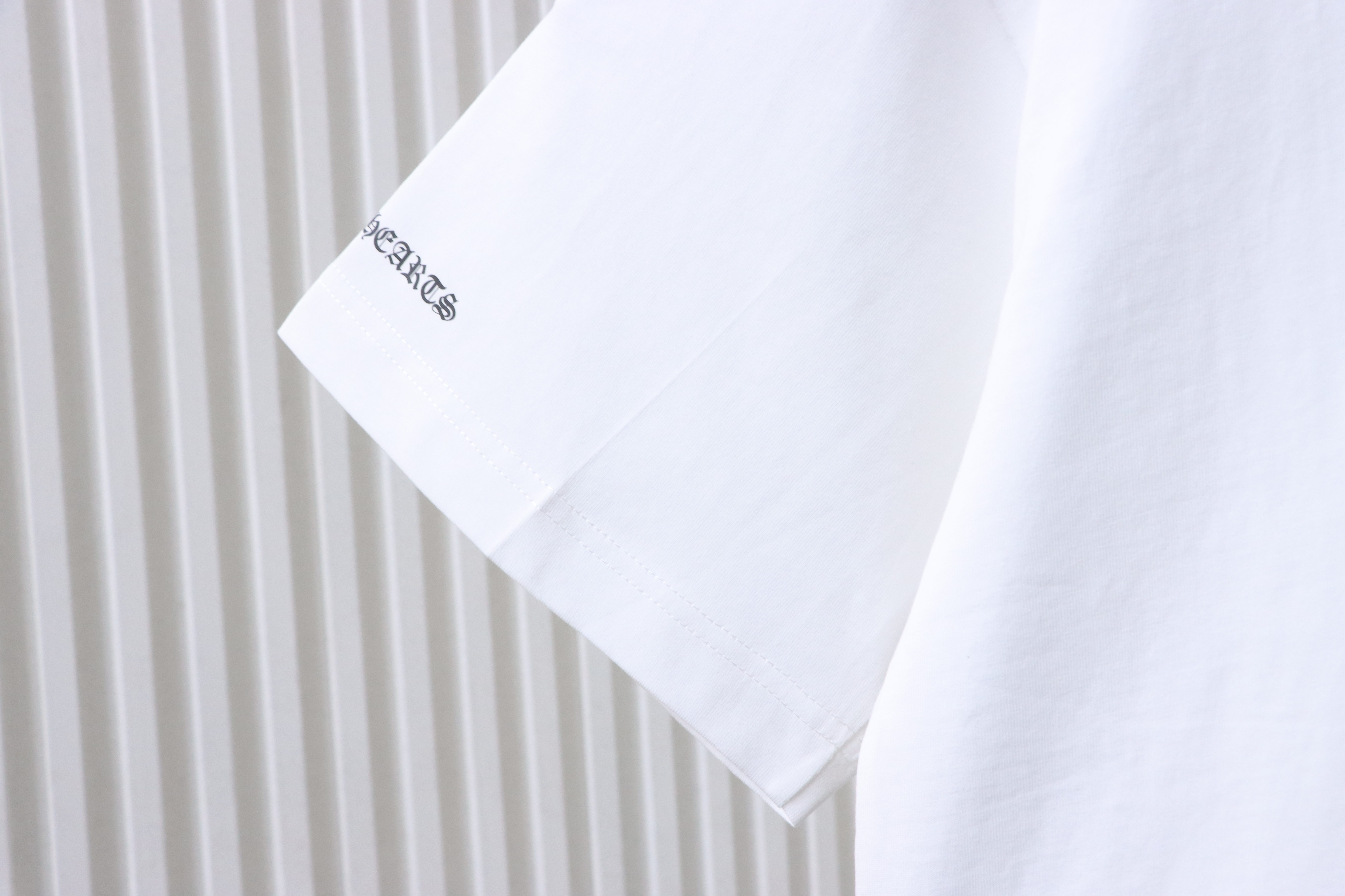 Chrome Hearts Sanskrit Letter Sanskrit Print Short Sleeve T-Shirt Style 1