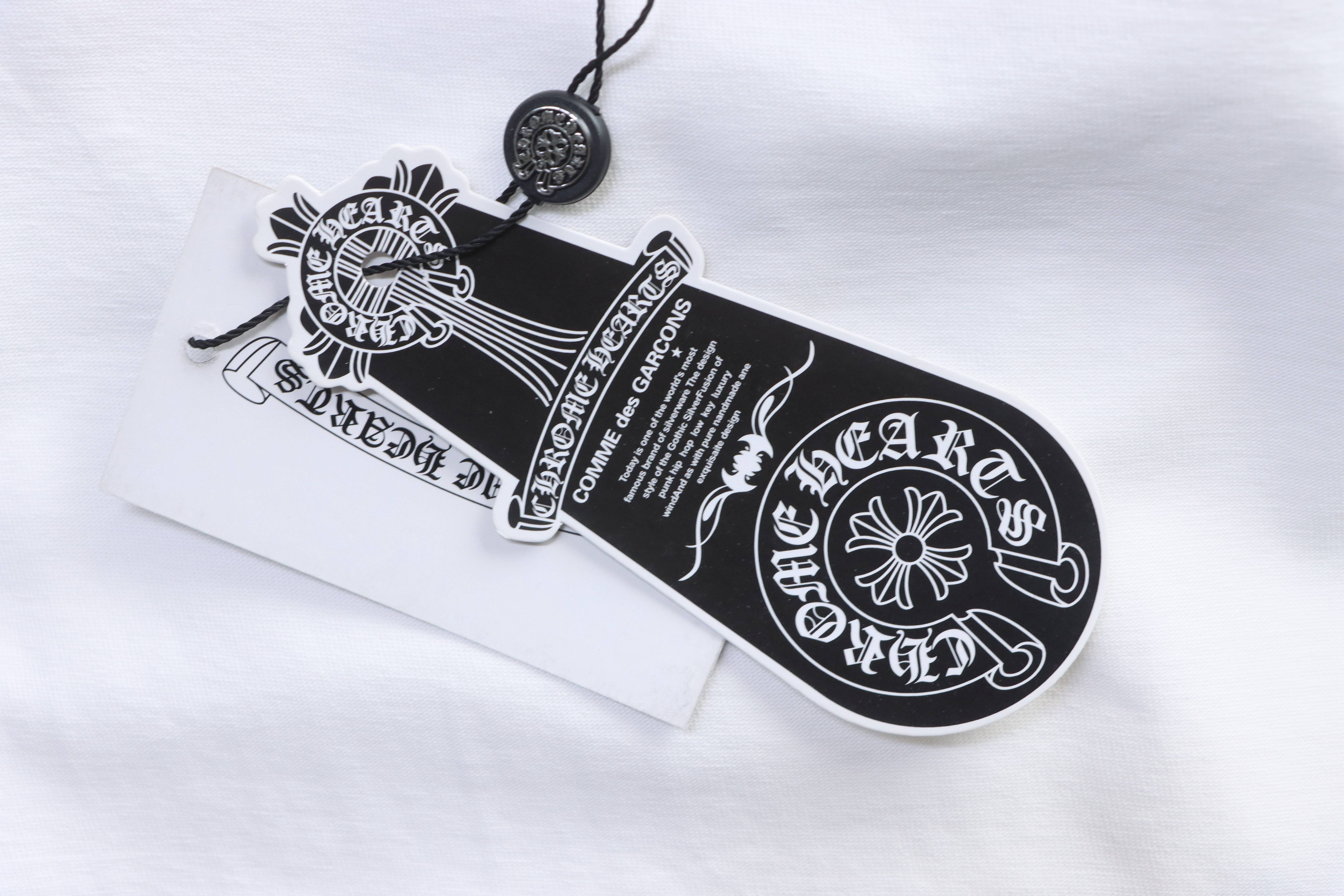 Chrome Hearts Sanskrit Letter Sanskrit Print Short Sleeve T-Shirt Style 1