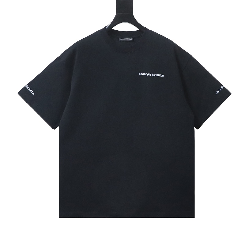 Chrome Hearts Sanskrit Letter Sanskrit Print Short Sleeve T-Shirt Style 2