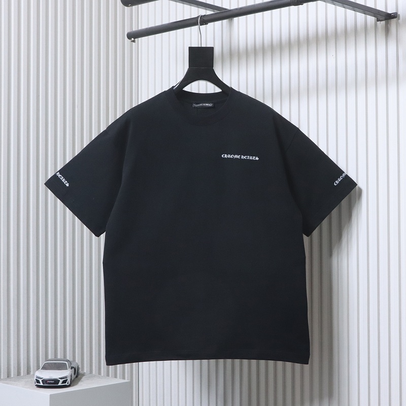 Chrome Hearts Sanskrit Letter Sanskrit Print Short Sleeve T-Shirt Style 2
