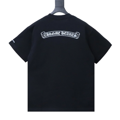 Chrome Hearts Sanskrit Pocket Print CH Short Sleeve T-Shirt Style 1 01