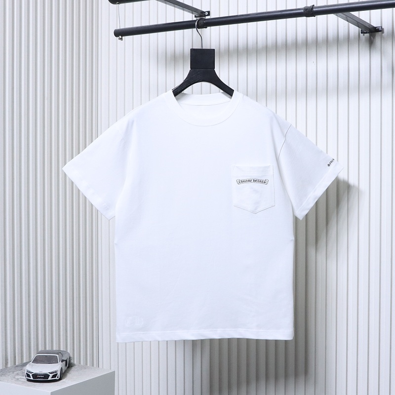 Chrome Hearts Sanskrit Pocket Print CH Short Sleeve T-Shirt Style 2