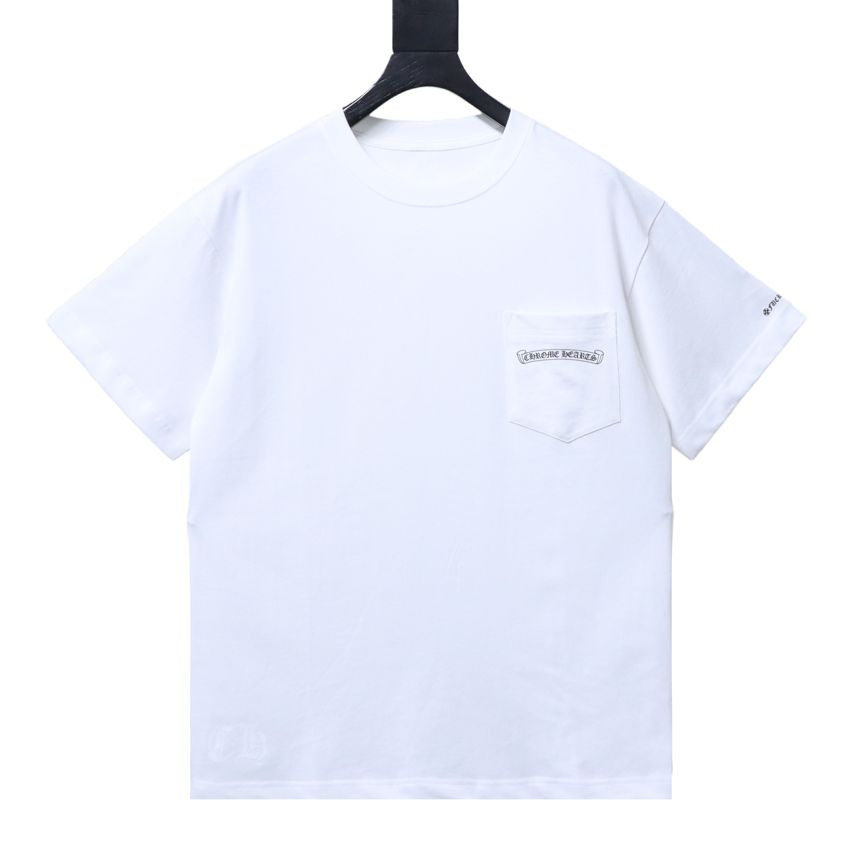 Chrome Hearts Sanskrit Pocket Print CH Short Sleeve T-Shirt Style 2