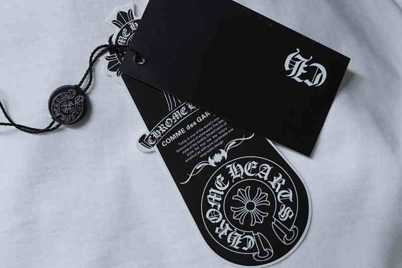 Chrome Hearts Sanskrit Rhinestone Short Sleeve T-Shirt Style 1