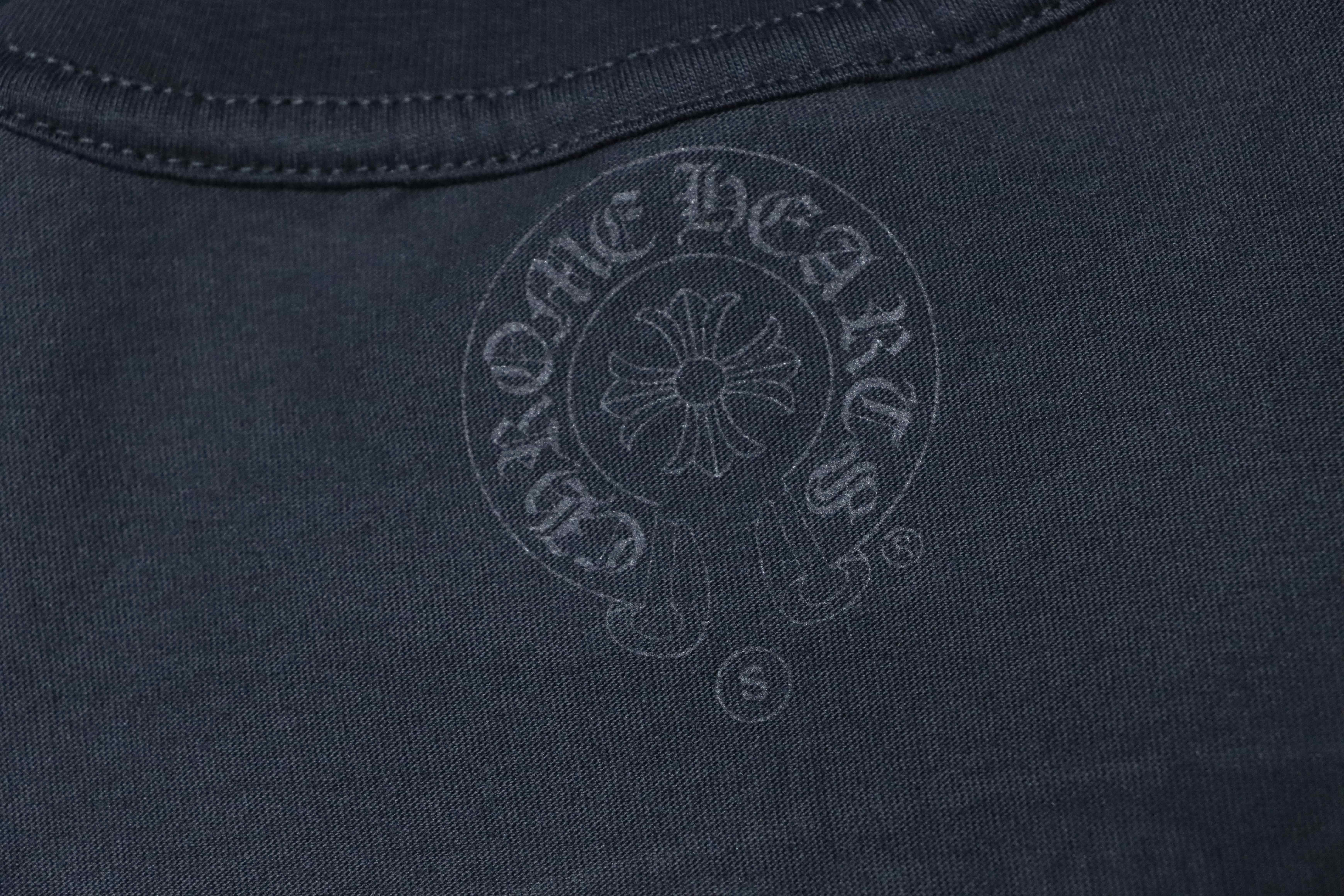 Chrome Hearts Scroll Print Short Sleeve T-Shirt
