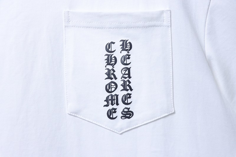 Chrome Hearts Scroll Sanskrit Print CH Short Sleeve T-Shirt Style 1