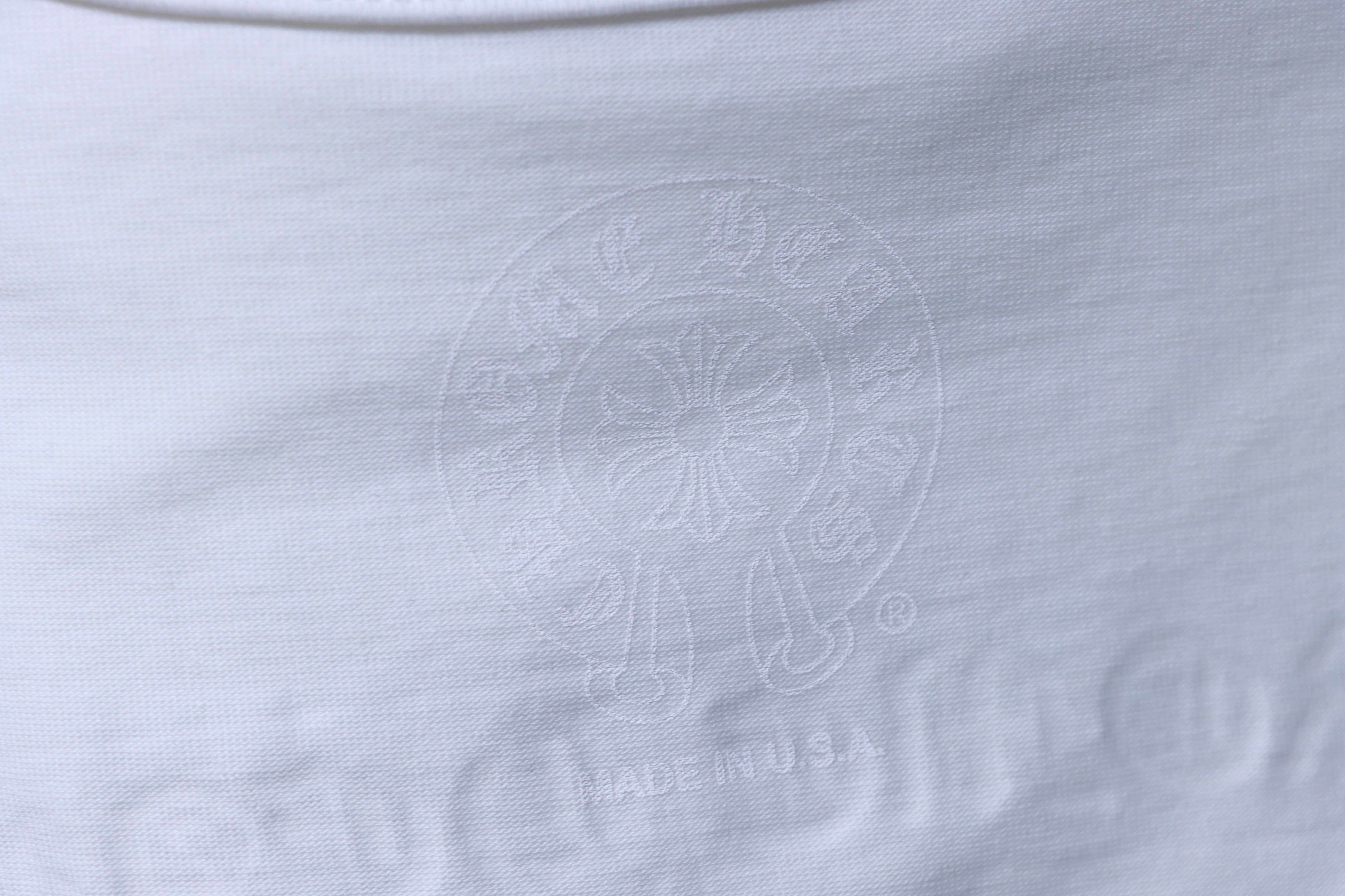 Chrome Hearts Scroll Sanskrit Print CH Short Sleeve T-Shirt Style 1